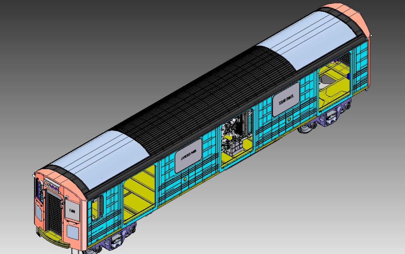 Blueprint if train car