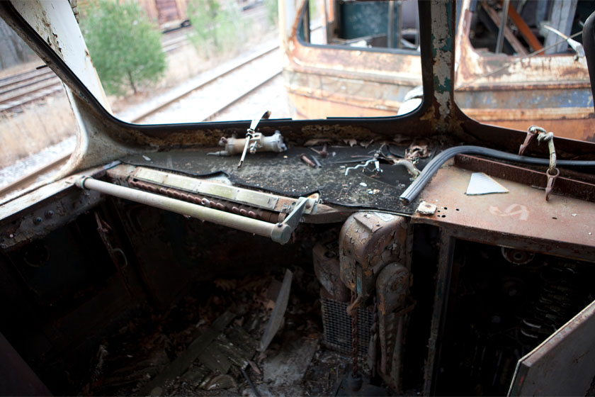 Rusted Streetcar